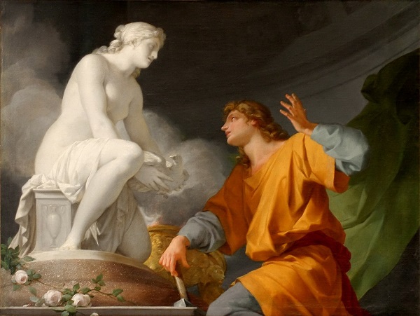 decorative Pygmalion by Jean-Baptiste Regnault, 1786, Musée National du Château et des Trianons
